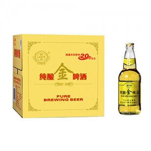 崂特纯酿金啤酒12瓶