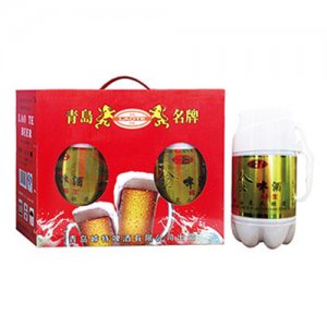 崂特纯生金啤酒