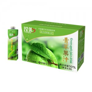 滢沁青苹果汁1L10瓶装