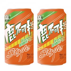 鹿不可挡甜橙味汽水330ml