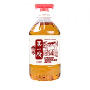 第一府非转基因压榨精制芝麻香食用植物调和油5升