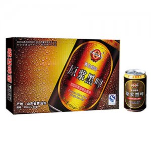 崂特原浆黑啤易拉罐