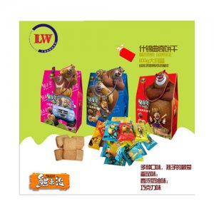 乐比卡通600克熊出没什锦曲奇饼干