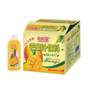 怡和堂芒果汁饮料450ml15瓶