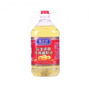 福达坊花生浓香食用调和油4L