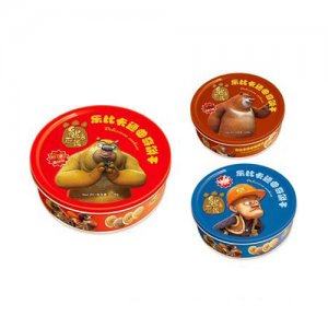 乐比卡通熊出没铁盒系列