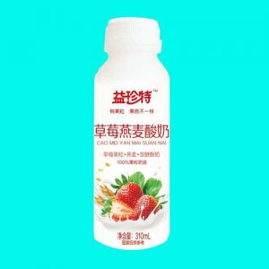 珍摇益珍特草莓燕麦酸奶