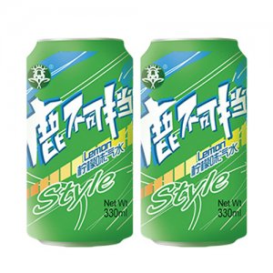 鹿不可挡柠檬味汽水330ml