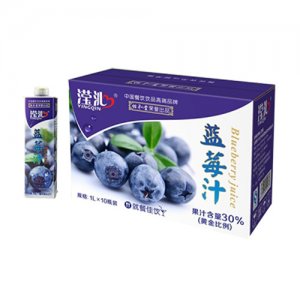 滢沁蓝莓汁1L10瓶装