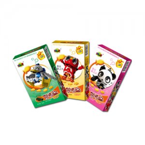 乐比卡通33克酷宝馋嘴鱼饼干