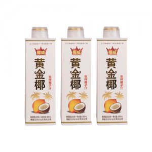椰威黄金椰饮品