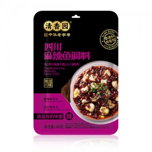 清香园四川麻辣鱼调料165g