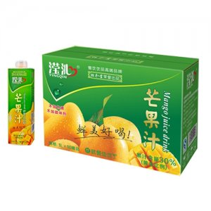 滢沁芒果汁1L10瓶