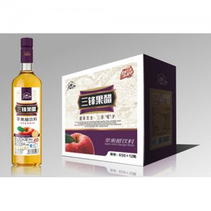 三锋苹果醋650mlx12瓶