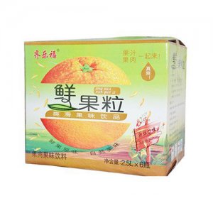 齐乐福鲜果粒果肉果味饮料2.5L装6瓶