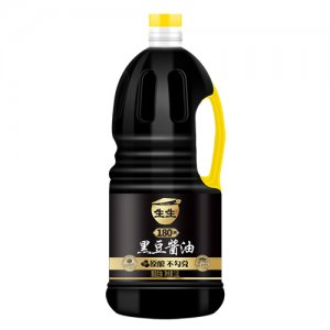 生生180天黑豆特级0.9酱油1.8l