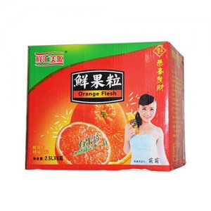 鲜汇美源鲜果粒橙味饮料2.5L6瓶装