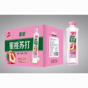 体知饮品蜜桃苏打水