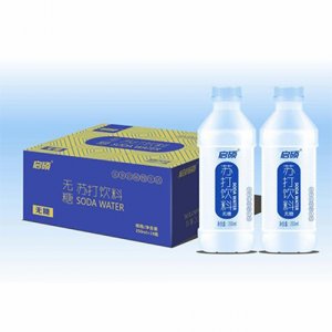 启硕无糖苏打水饮料350ml24瓶