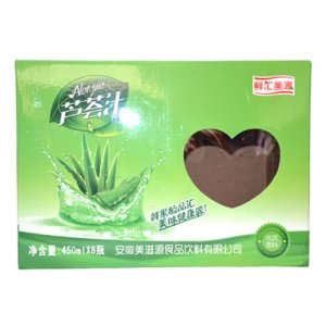 鲜汇美源芦荟汁450ml8瓶盒装