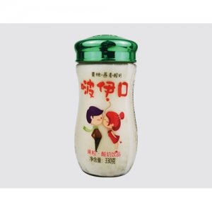 啵伊口果粒酸奶饮品330ml绿