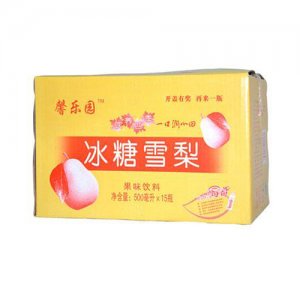 馨乐园冰糖雪梨果味饮料500ml15瓶装