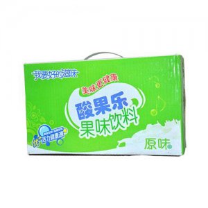 生机在线酸果乐果味饮料原味手提盒装