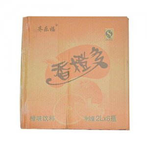 齐乐福香橙多橙味饮料2L6瓶装