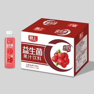 融上益生菌发酵果汁山楂味500ml15瓶