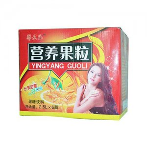馨乐园营养果粒果味饮料2.5L6瓶装