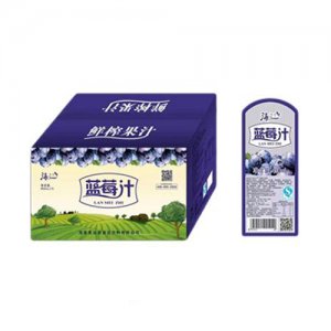 海之兰蓝莓汁450ml8礼盒450ml15瓶装