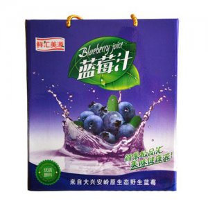 鲜汇美源蓝莓汁易拉罐礼盒