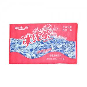 利达原冰红茶柠檬果味饮料500ml15瓶装