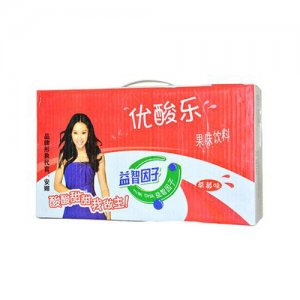 生机在线优酸乐果味饮料草莓味手提盒装