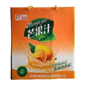 鲜汇美源芒果汁易拉罐礼盒装