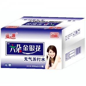 运源六朵金银花无气苏打水
