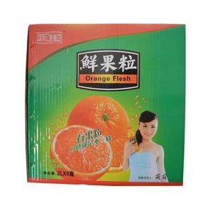 鲜汇美源鲜果粒橙味饮料2L6瓶装
