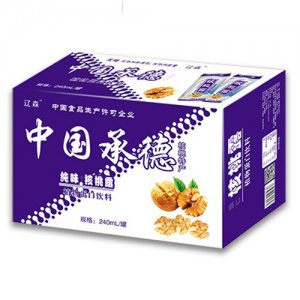 辽森承德纯味核桃露植物蛋白饮料240ml