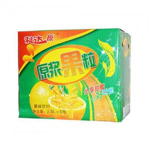 利达原原浆果粒果味饮料2.5L6瓶装