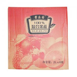 馨乐园混合果蔬混合果味饮料2L6瓶装