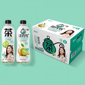 华洋茶元气泡泡茶青梅绿茶饮品