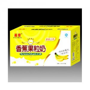 350ml×15瓶嘉蒙香蕉果粒奶