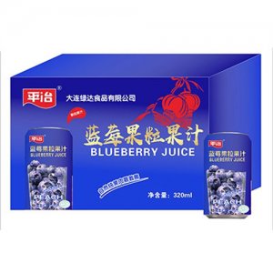 平冶蓝莓果粒果汁箱装