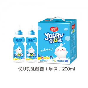 爱哆仔优U乳乳酸菌（原味）200ml