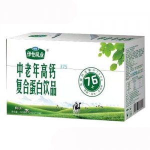伊怡乳业中老年高钙复合蛋白饮料箱
