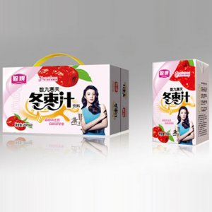 聪牌数九寒天冬枣汁250ml20盒