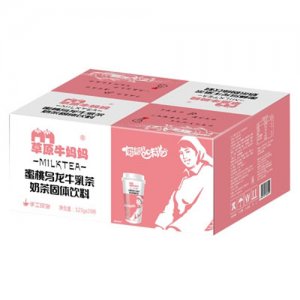 草原牛妈妈蜜桃乌龙牛乳茶