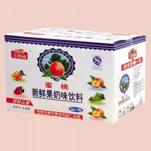 丰泽园蜜桃新鲜果奶味饮品