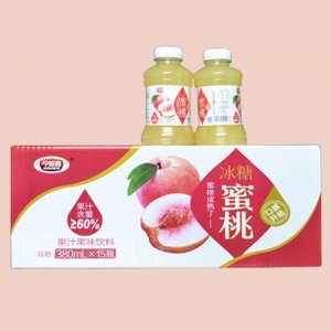 今报喜冰糖蜜桃果汁果味饮料