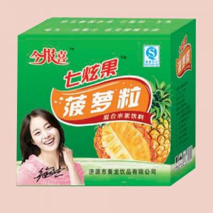 今报喜菠萝粒饮品